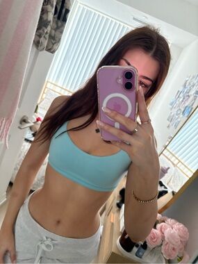 Lululemon Blue Seamless Scoop Bralette - Women